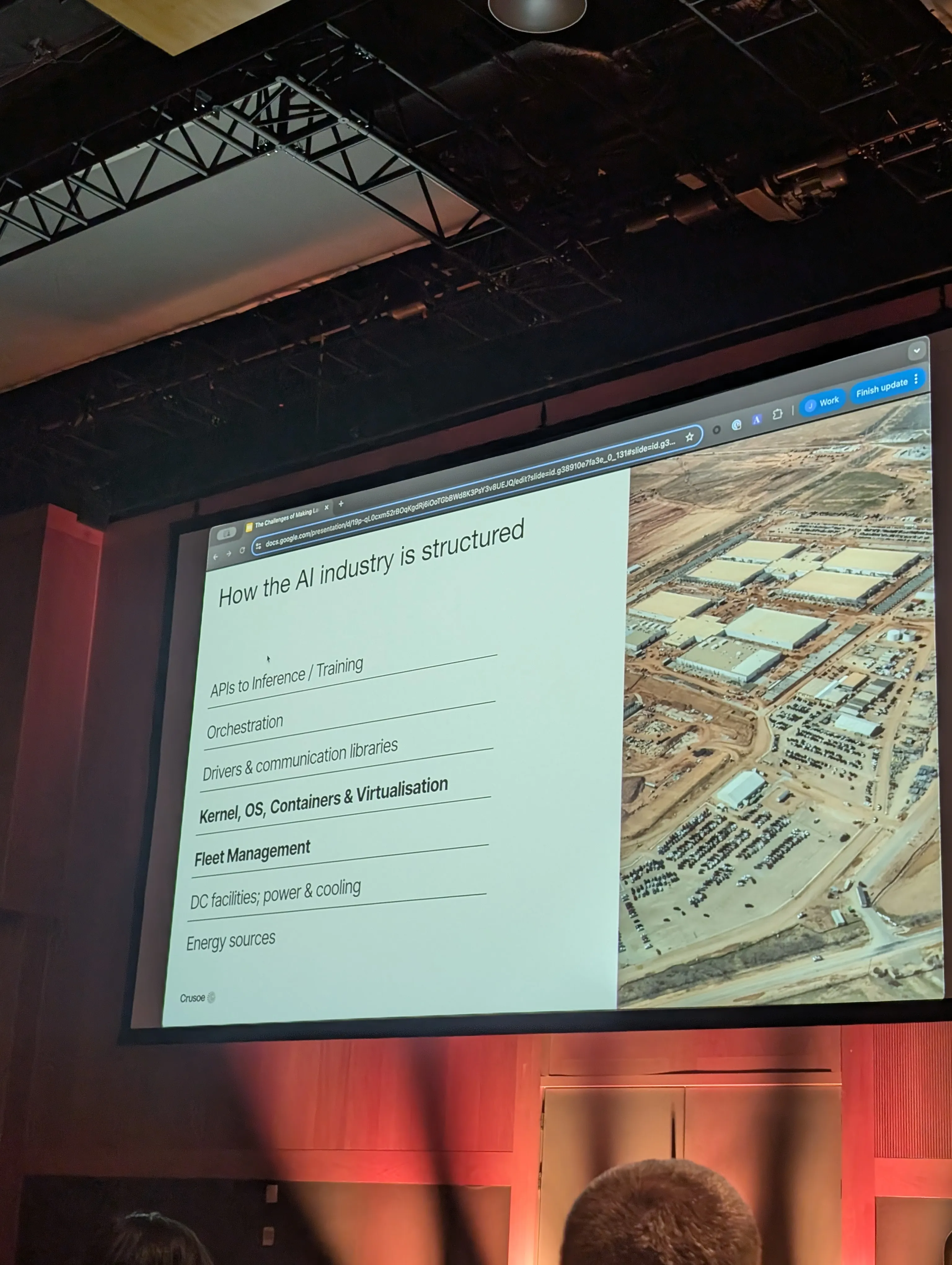Slide on neocloud infrastructure requirements