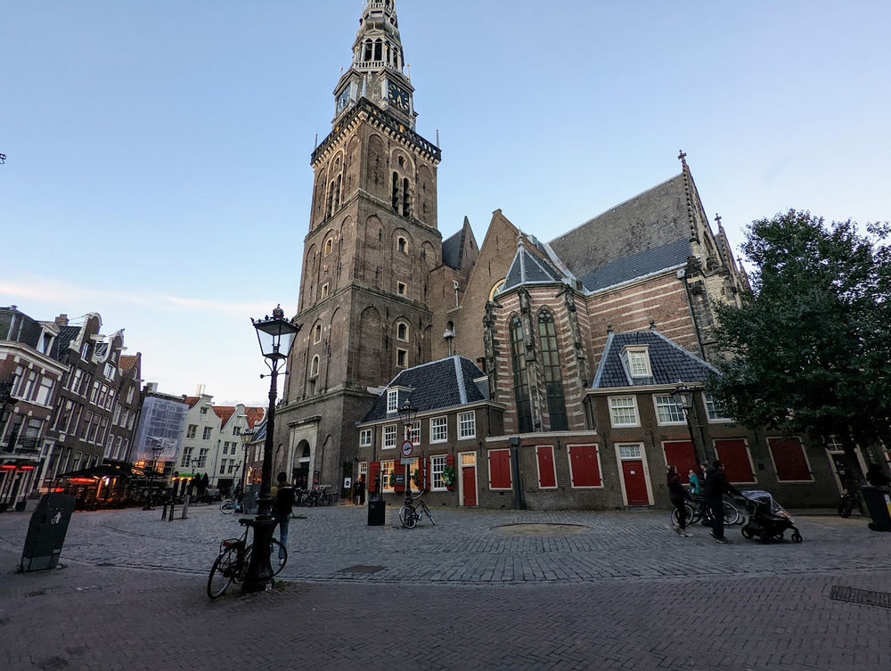 The Oude Church in Amsterdam